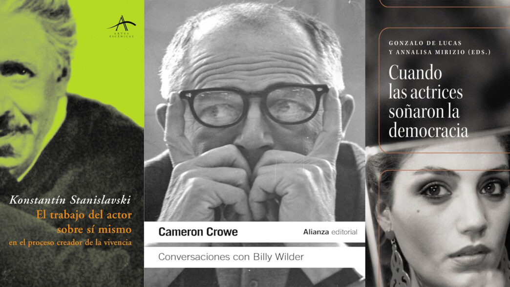 portadas de algunos de los mejores libros sobre cine que leen los actores profesionales