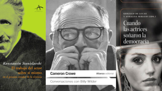 portadas de algunos de los mejores libros sobre cine que leen los actores profesionales