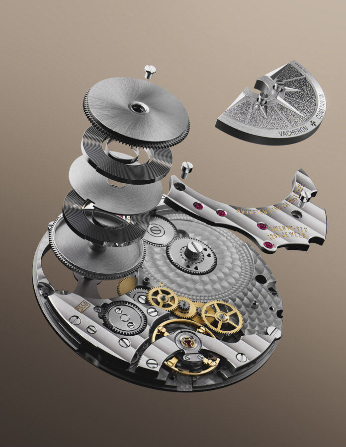 Calibre 2550 despiece doble barrilete engranajes