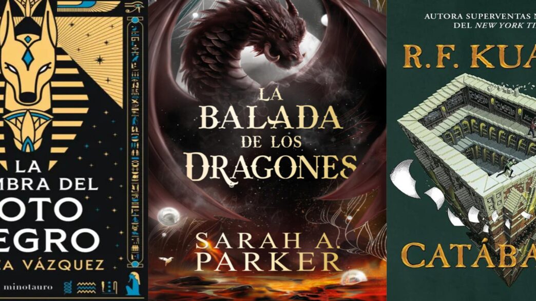 Portadas de algunos libros del género fantasía que son novedad en 2026