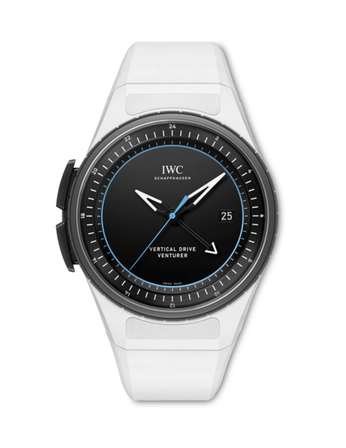 Esfera del IWC Venturer Vertical Drive con indicador GMT y diseño sin corona