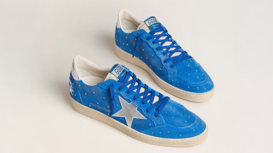 Zapatillas de hombre Golden Goose azul celeste 2026