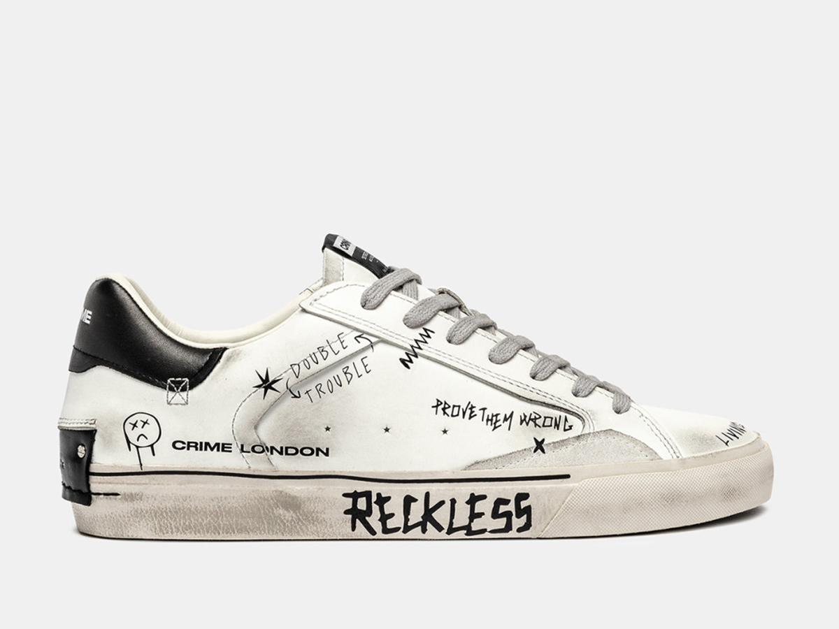 CRIME LONDON Zapatillas de hombre estilo Golden Goose