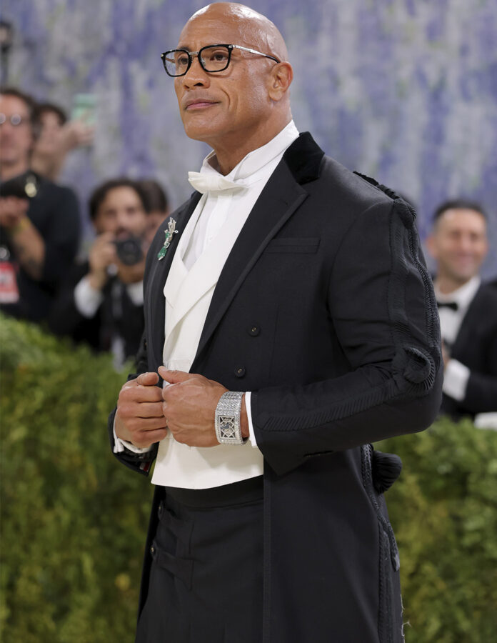 Dwayne Johnson The Rock con reloj Jacob and Co 3 millones de dolares Met Gala 2026