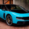 Ferrari Luce 2026 azul turquesa diseño Exterior