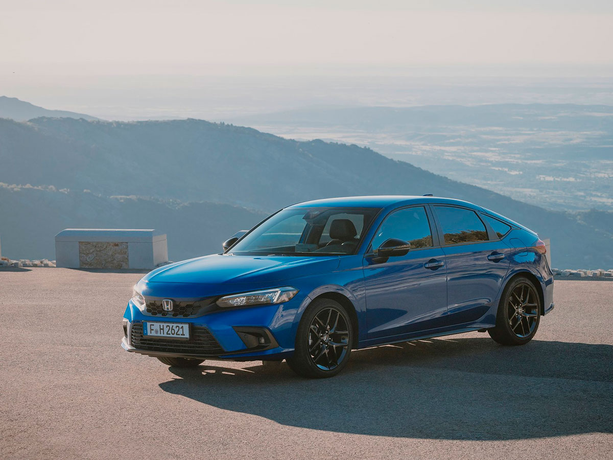 Coche Honda Civic azul