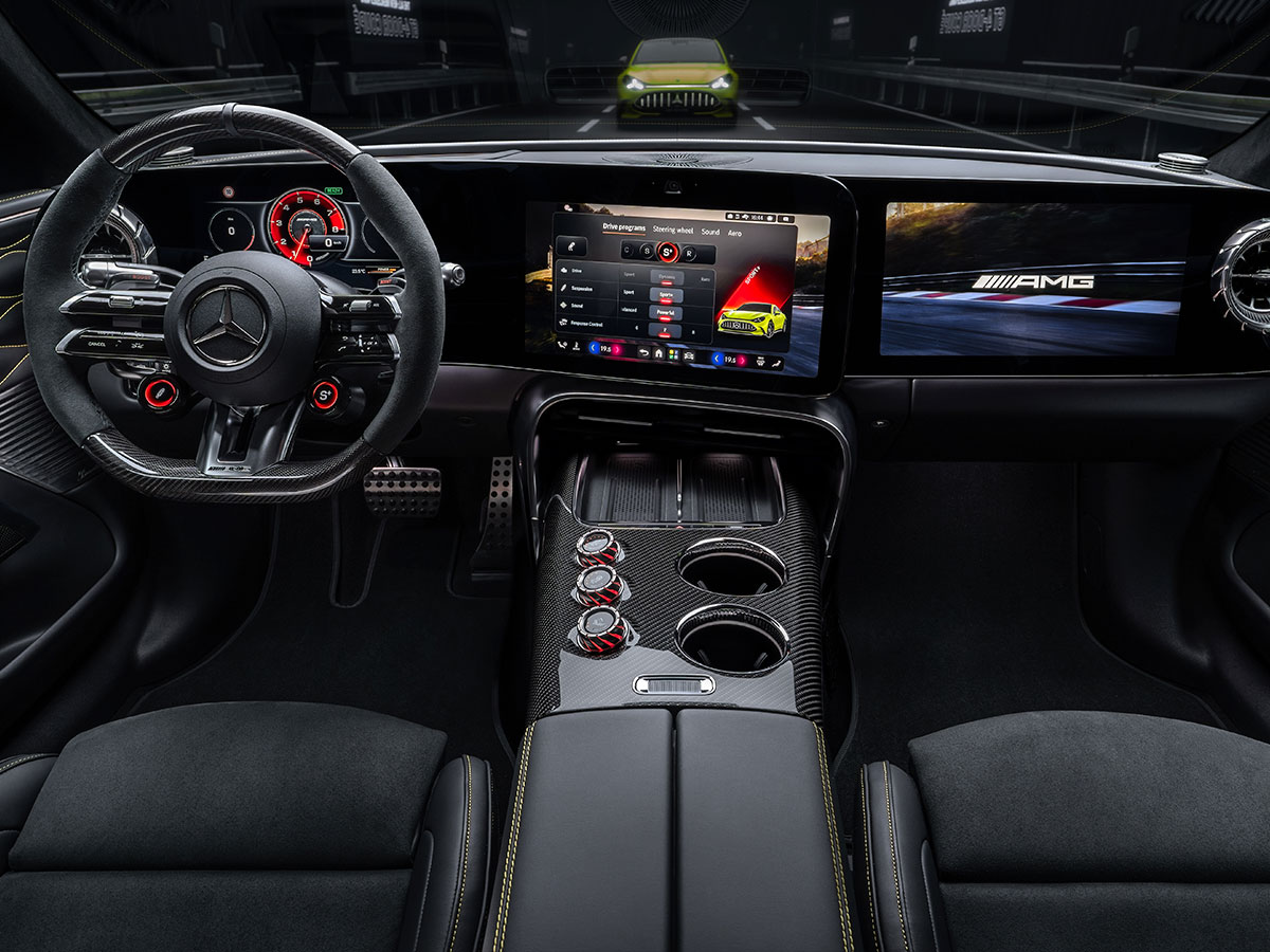Asiento del conductor del Mercedes AMG GT 4 puertas