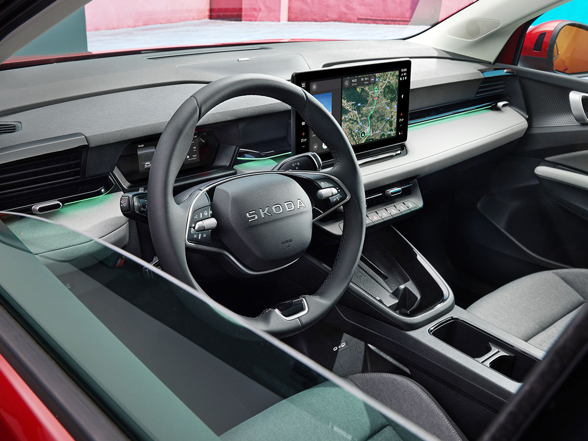 Interior del nuevo Skoda Epiq