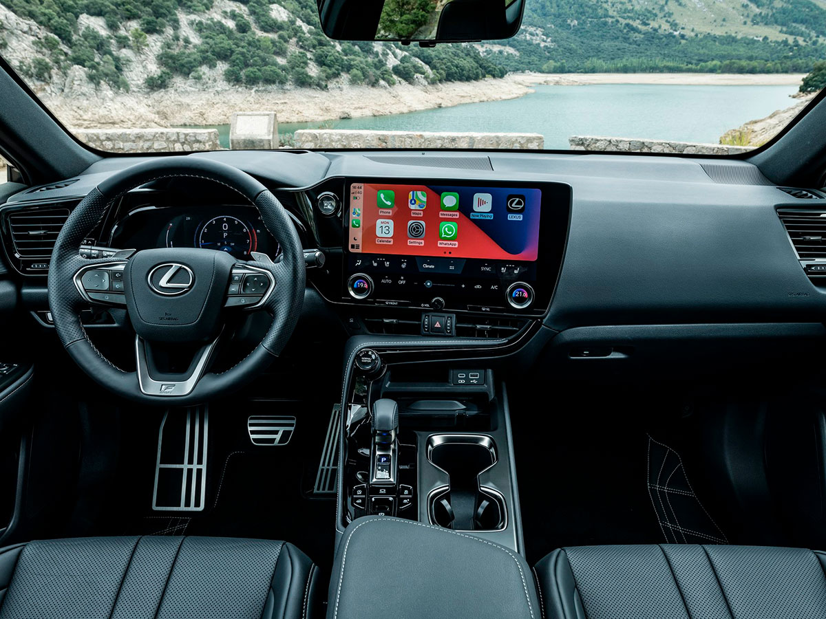 Interior del Lexus Nx