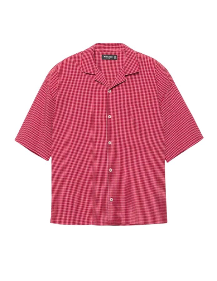 Camisa cuadros rosas Pull & Bear