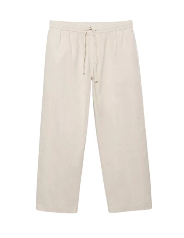 Pantalón blanco de lino