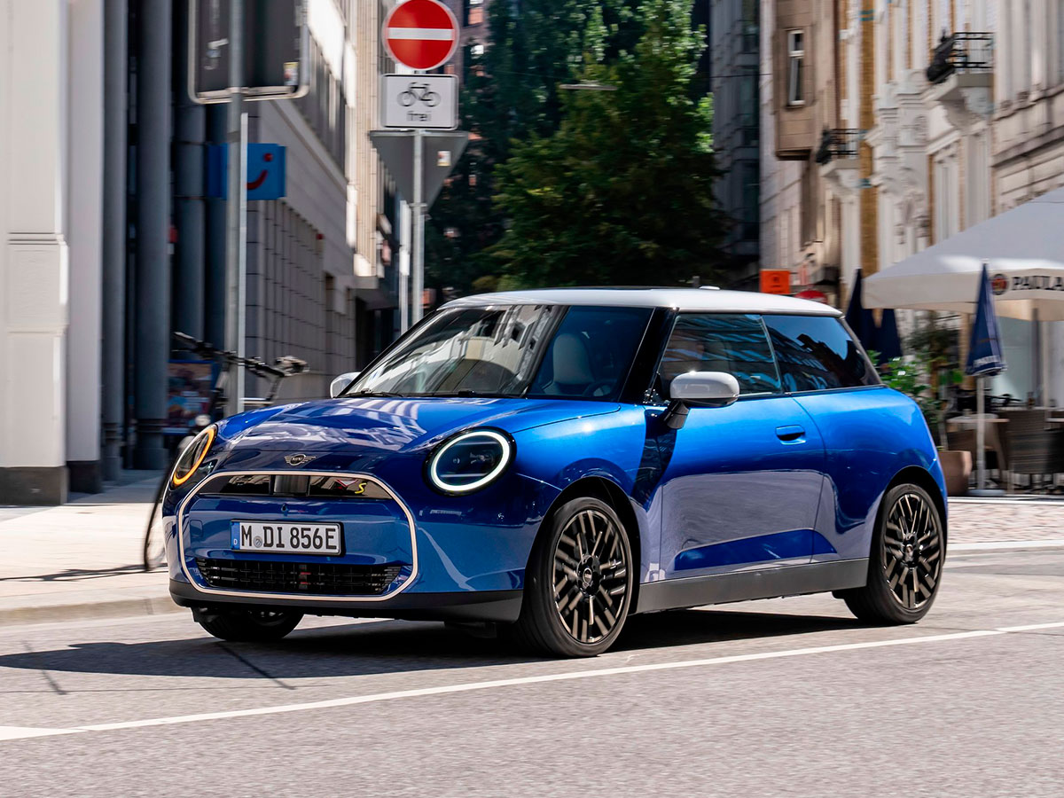 Mini Cooper azul