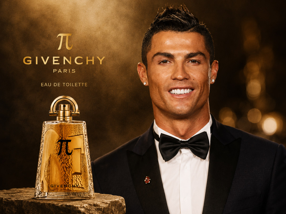 Cristiano Ronaldo: Pi de Givenchy