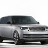 Range Rover SV Ultra 2026 vista frontal tres cuartos pintura Titan Silver