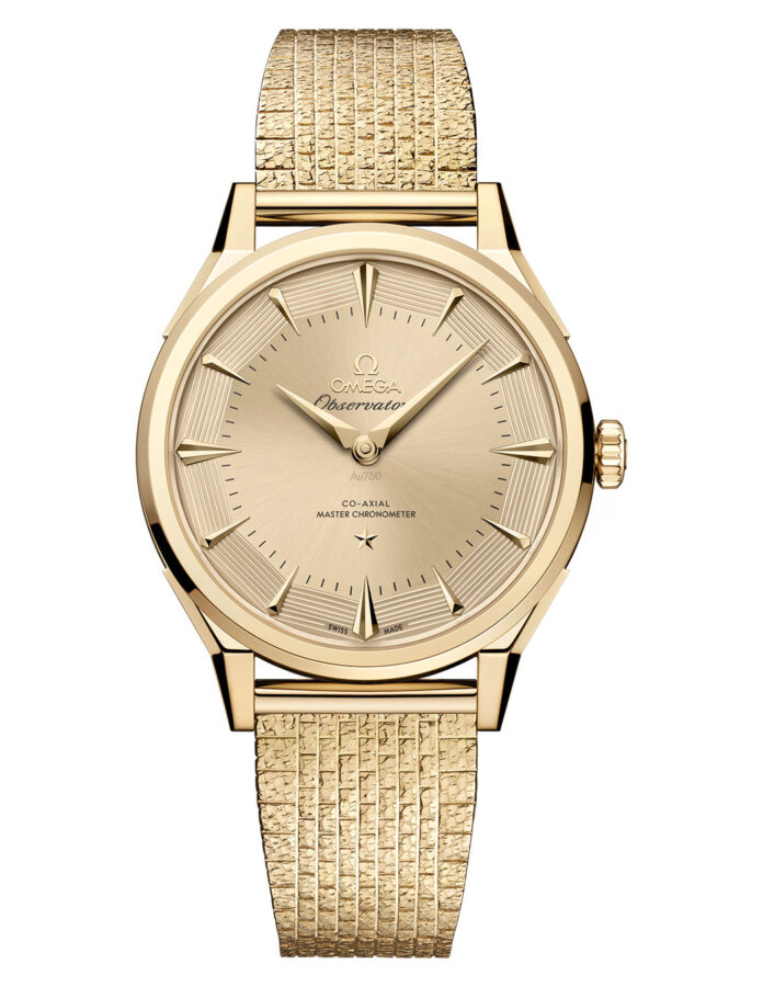 Reloj Omega Constellation Observatory de 39,4 mm en oro Moonshine de 18 quilates