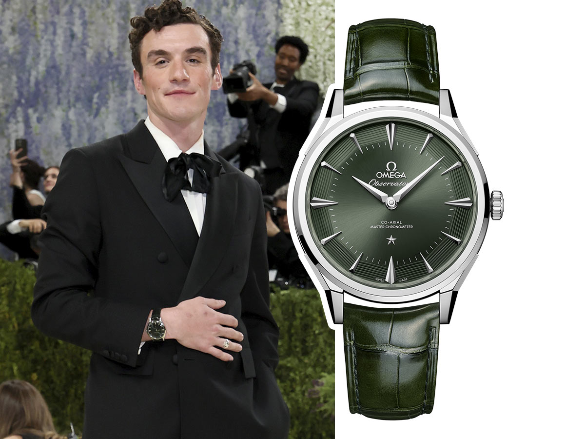 Dónal Finn con reloj Omega en la Met Gala 2026