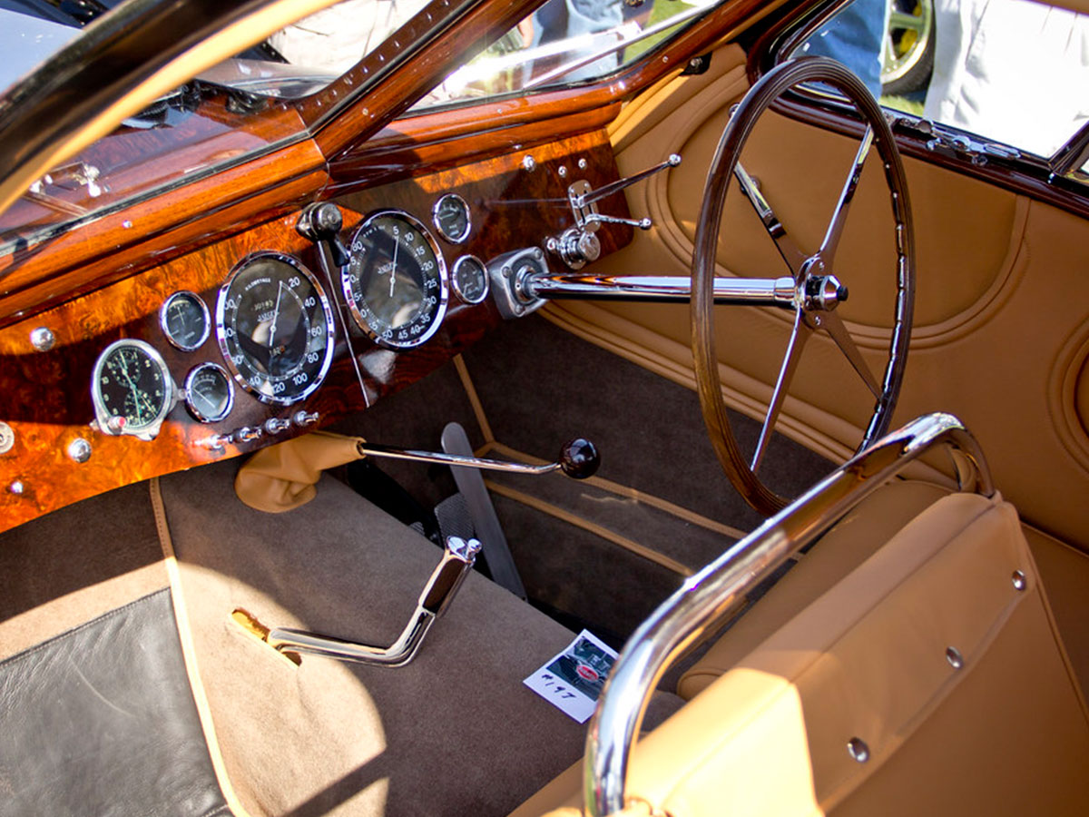 Interior del Bugatti Type 57SC Atlantic