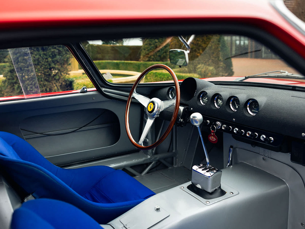 Interior del Ferrari 250 GTO