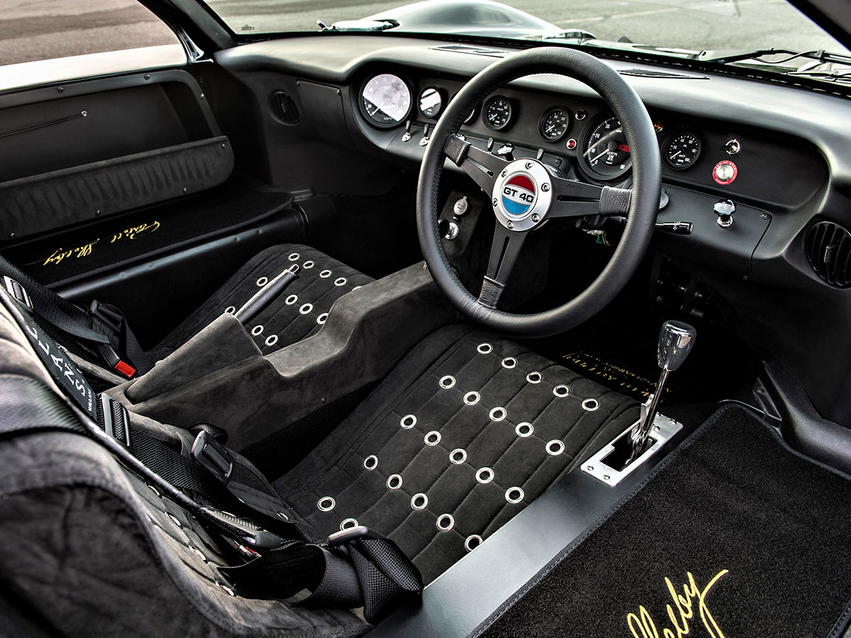Interior del Ford GT40