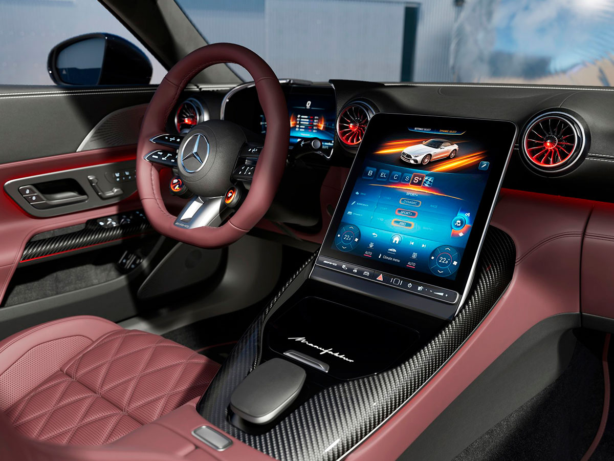 coches deportivos elegantes SL63 Interior