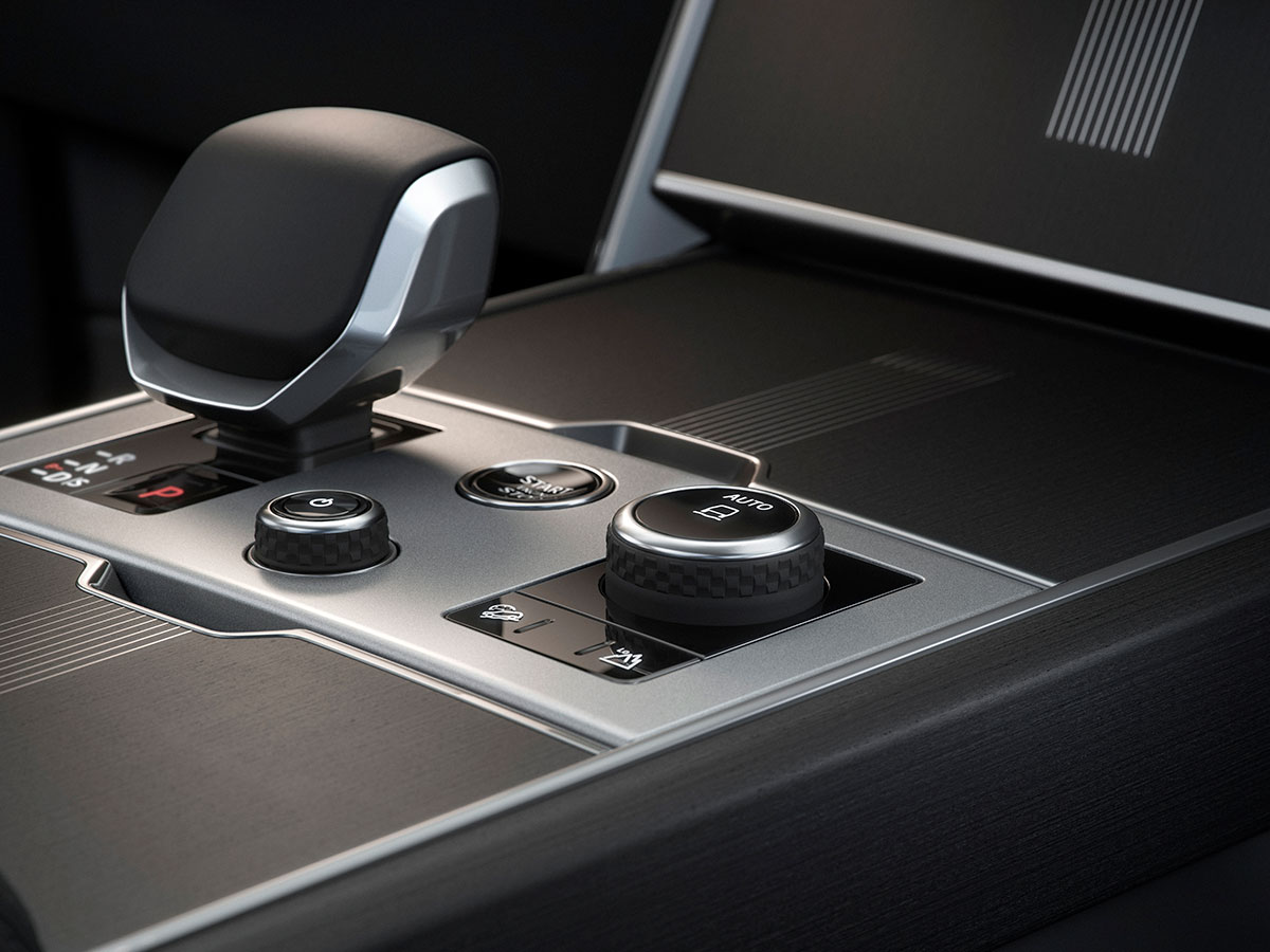 detalle del interior del Range Rover Westminster