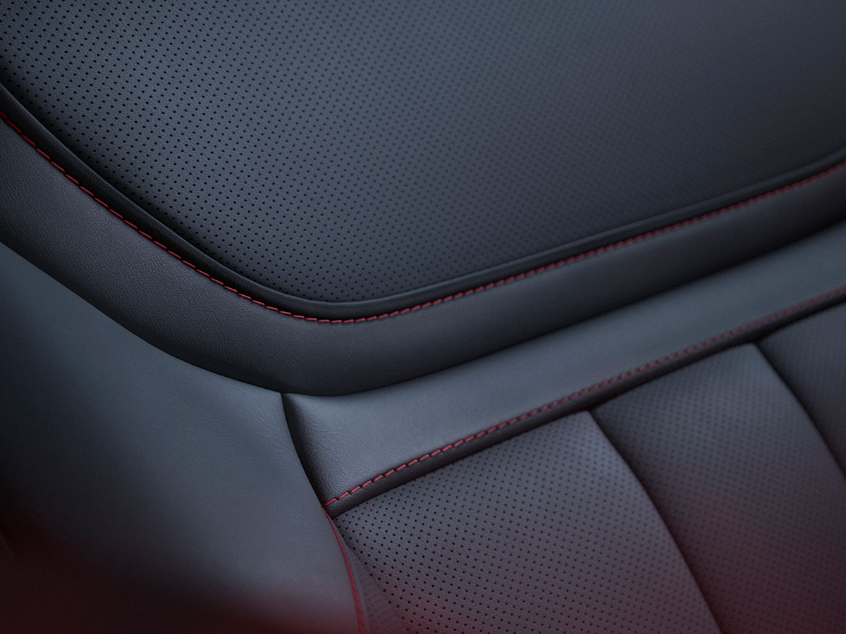 detalle del asiento del Range Rover Battersea Edition