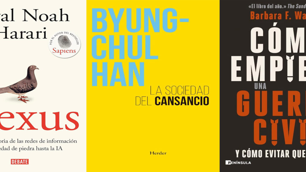 Portadas con algunos de los mejores libros para entender el mundo actual