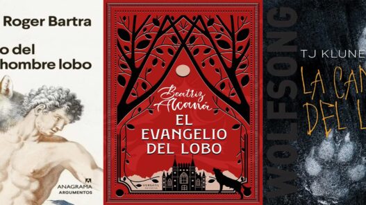 Portadas de algunos libros sobre hombres lobo