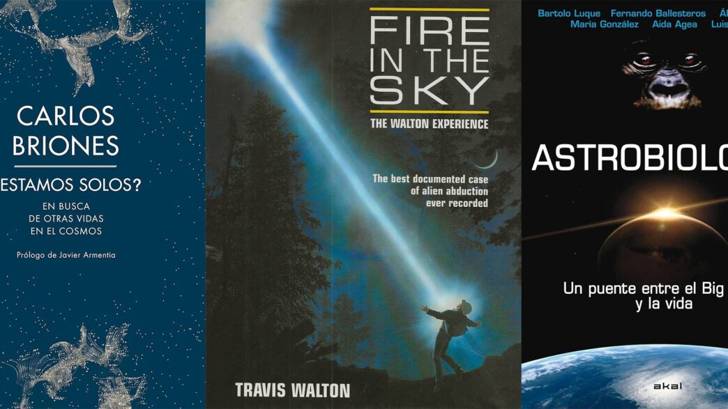 Portadas con algunos de los mejores libros sobre extraterrestres