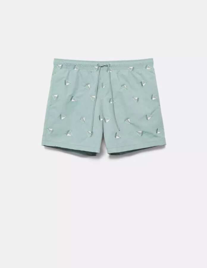 Bañador bordado Pull&Bear