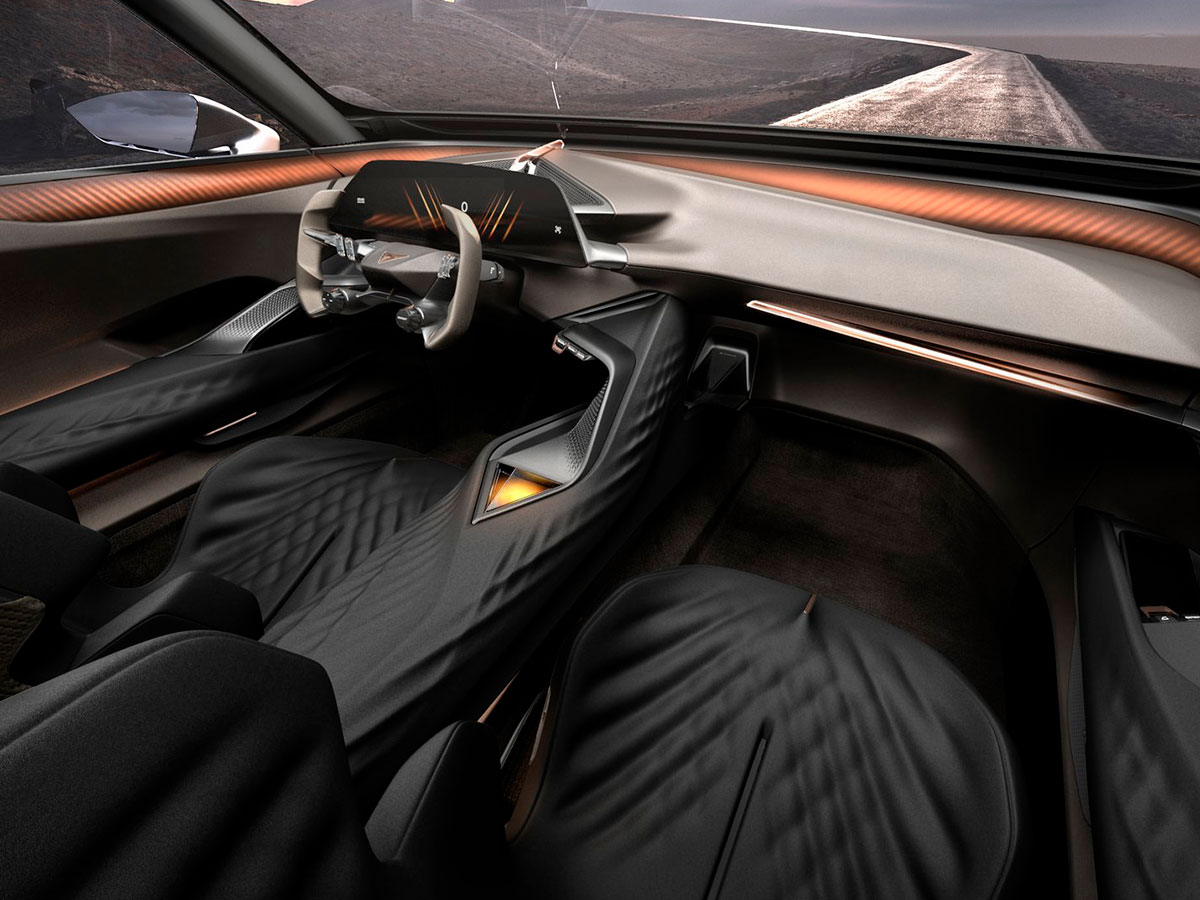 Interior del nuevo Cupra Tindaya