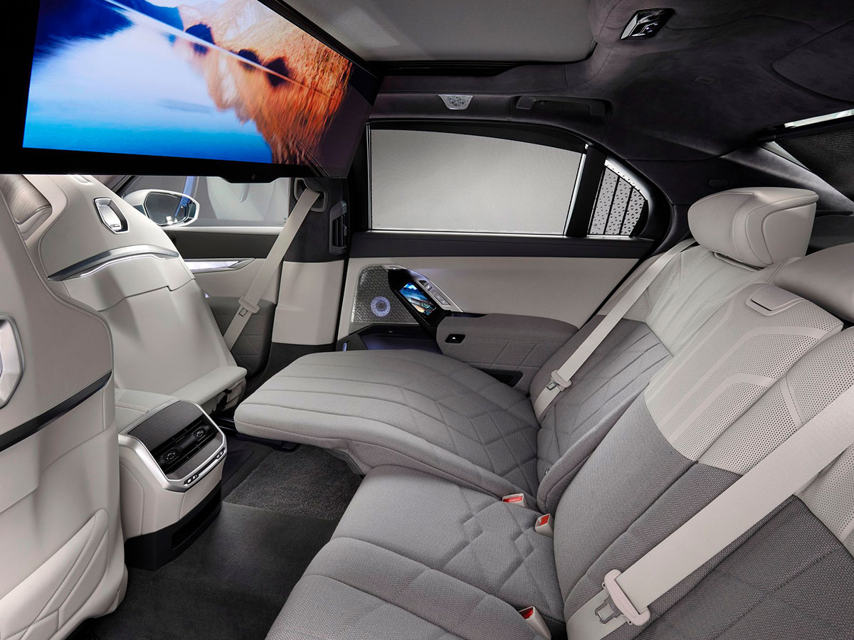 Interior del coche de Florentino Pérez BMW Serie 7