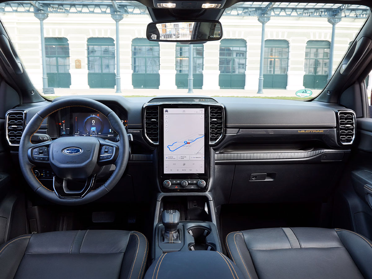 Interior del Ford Ranger Wildtrak interior