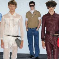 El front row del desfile de Prada primavera/verano 2027 confirma los 5 looks que van a marcar el verano 2026 Collage famosos desfile Prada junio 2026