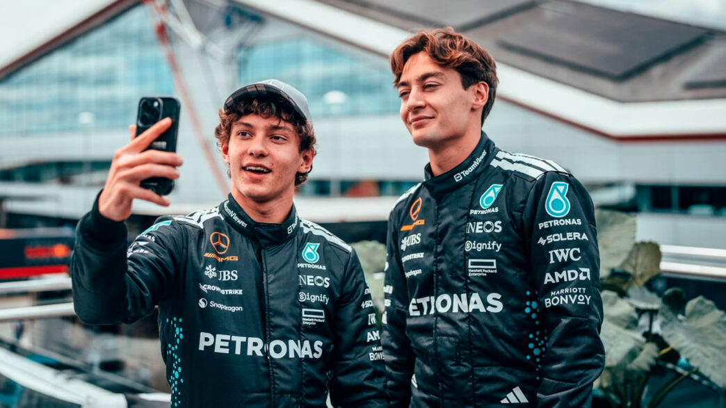 Guerra en Mercedes con Russell y Antonelli Portada