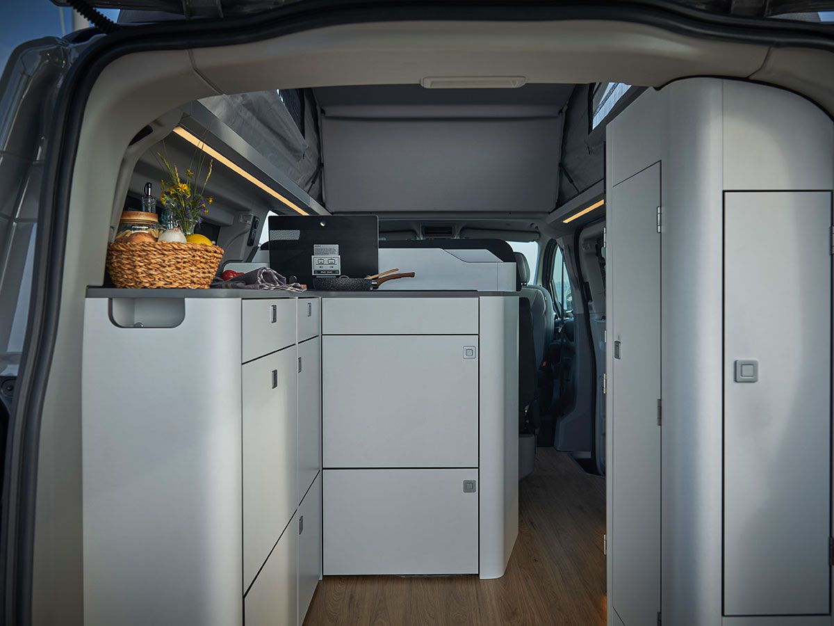 Interior de la Ford Transit Custom Nugget