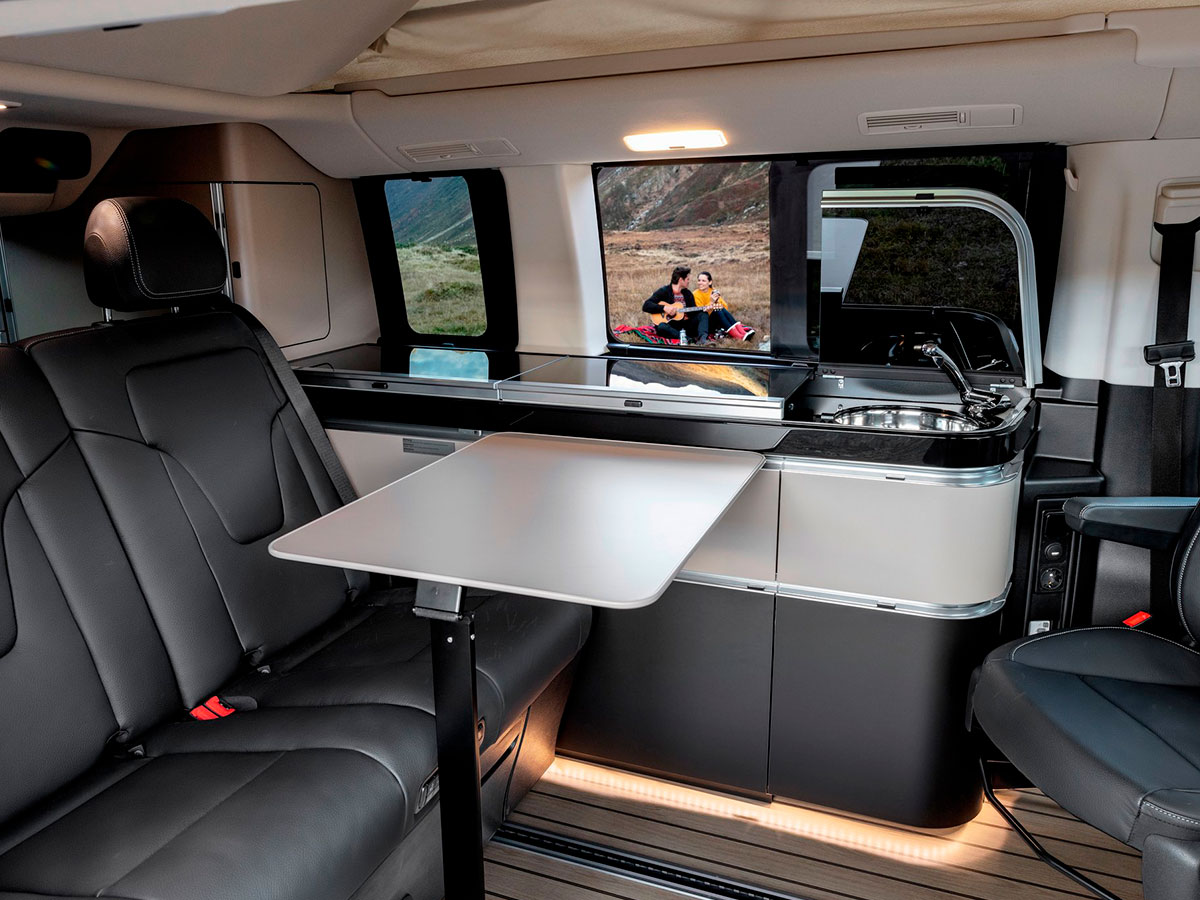 Interior de la Mercedes Marco Polo
