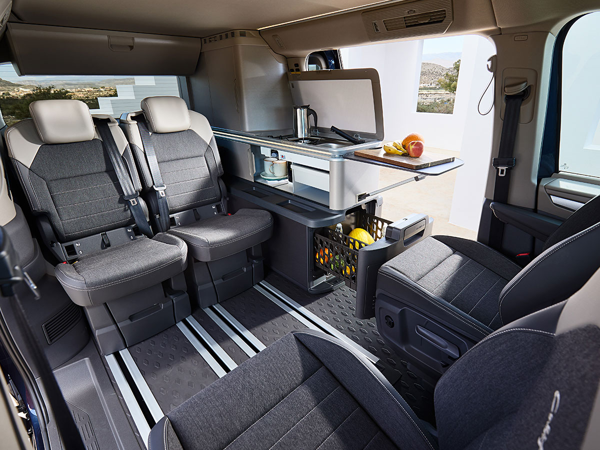 Interior de la Volkswagen California Ocean