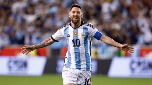 Leo Messi celebra gol