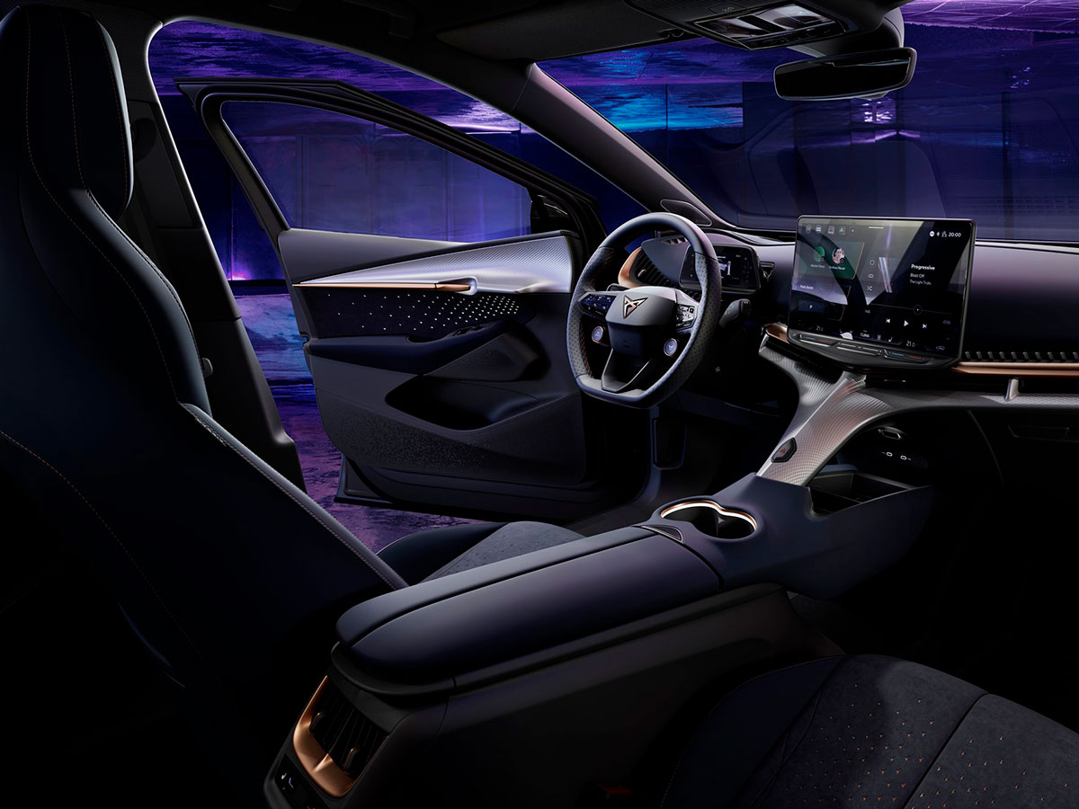 Interior del CUPRA Tavascan
