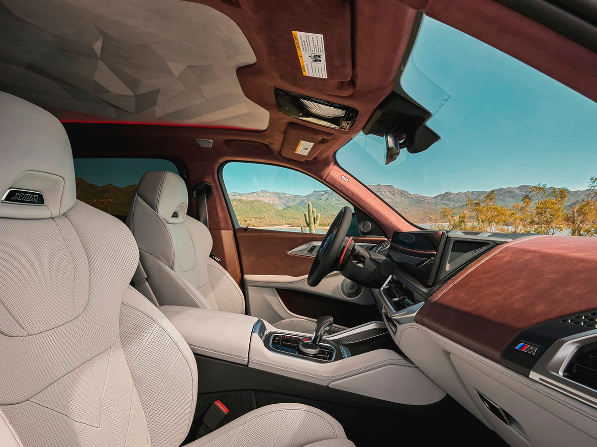 Interior del BMW XM