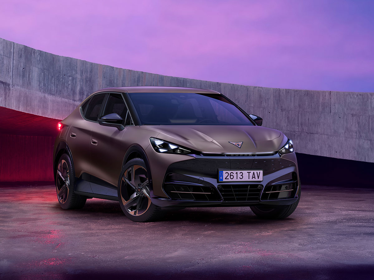 Diseño exterior del nuevo Cupra Tavascan 2026