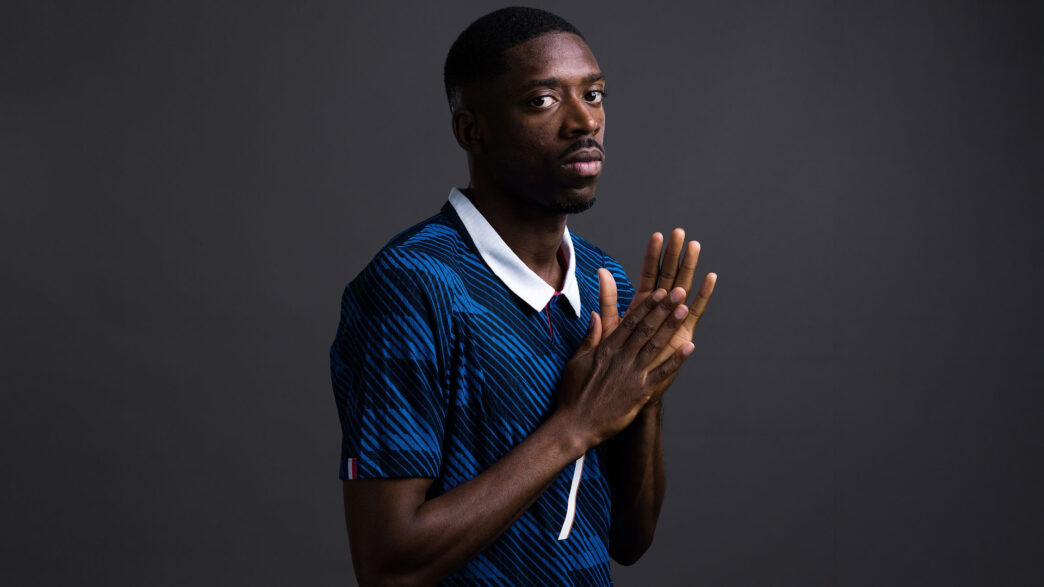 retrato del futbolista Ousmane Dembélé para el Mundial 2026