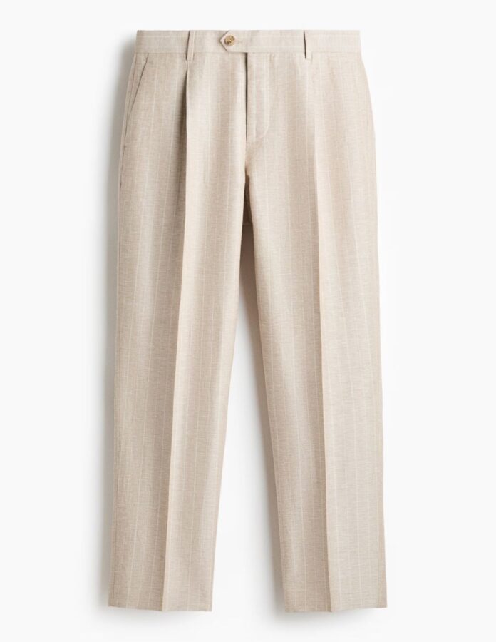 Pantalón de traje con pinzas de H&M