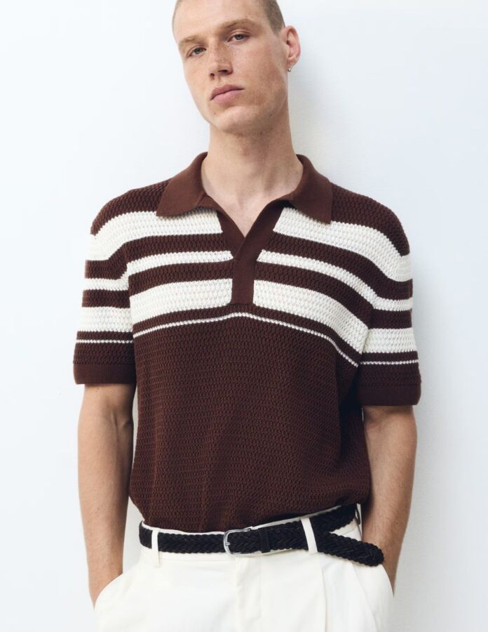 polo de punto para hombre tendencia 2026 H&M