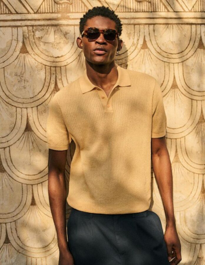 polo de punto para hombre tendencia 2026 Sézane