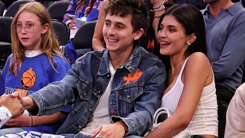 Timothée Chalamet y Kylie Jenner, en el cuarto partido de las Finales de la NBA 2026 entre los San Antonio Spurs y los New York Knicks, 10 de junio de 2026.