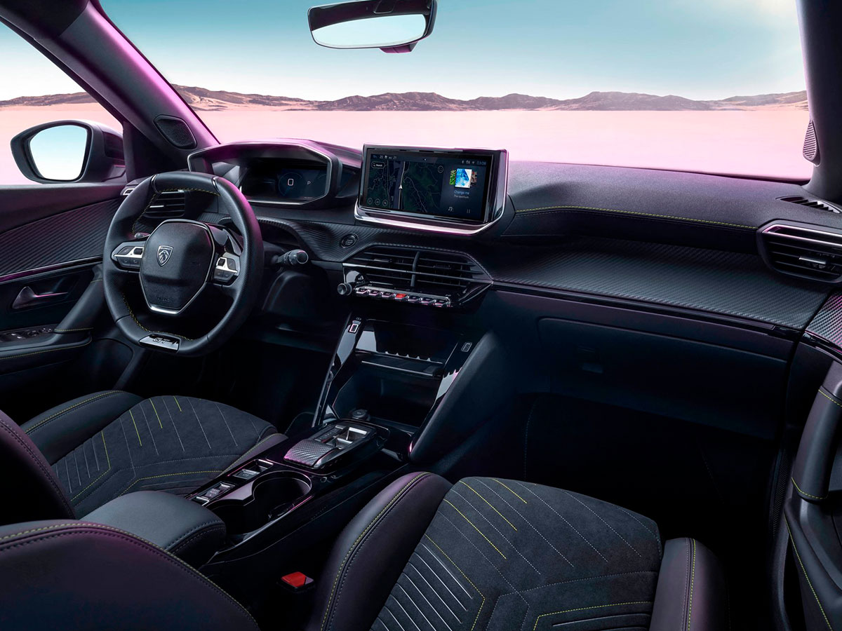 Interior del Peugeot 2008