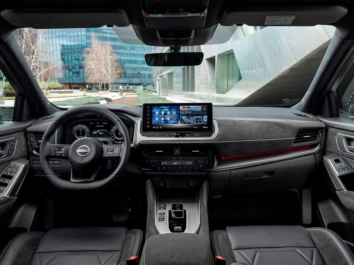 interior del Nissan Qashqai