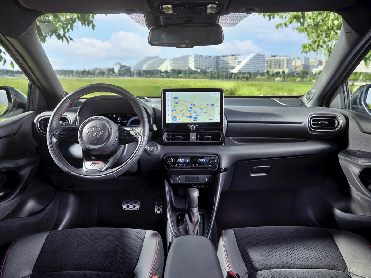 Interior del Toyota Yaris